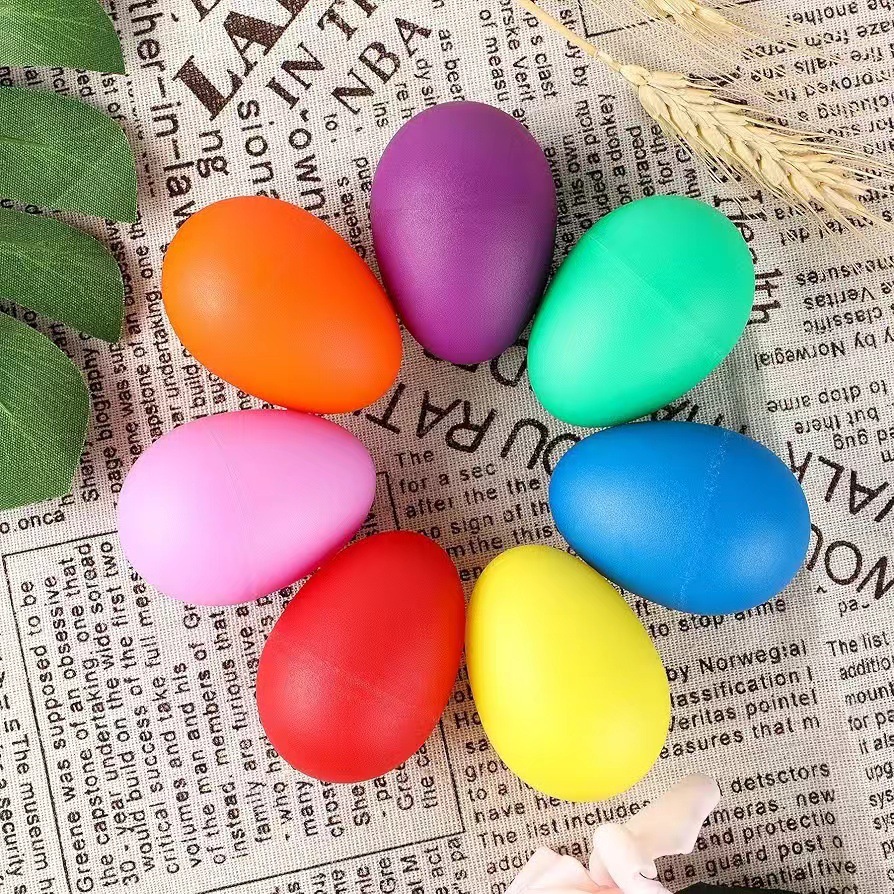 A Musical Instrument You Shake - 2Pcs Egg Shakers Plastic Percussion Musical