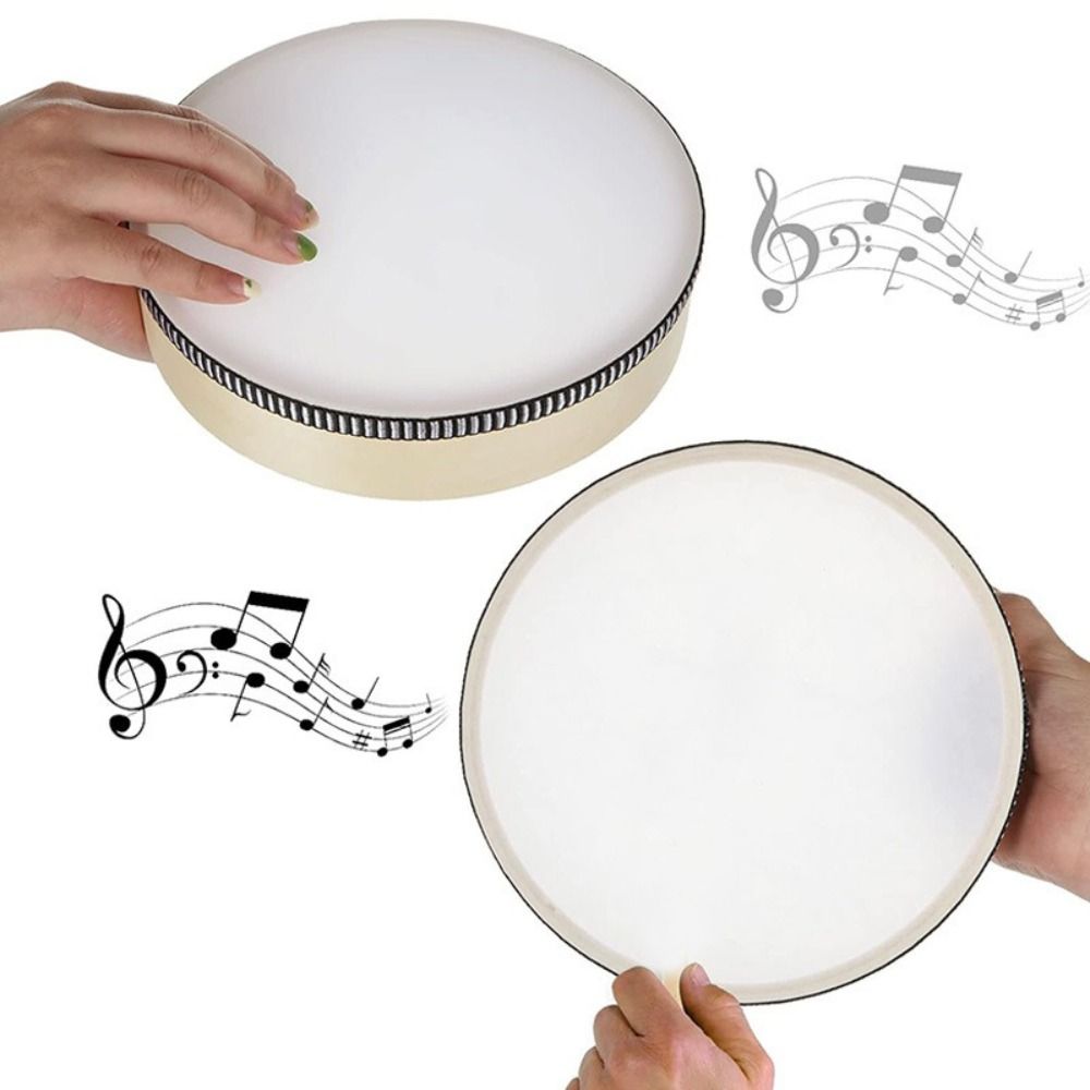 Musical Instrument Kids - Gift 4/6/8/10 Inch Wooden Hand Drum