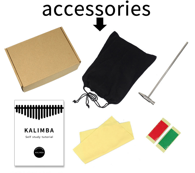 Colorful 21 Key Kalimba Kids C - Musical Instrument Kids 评论和价格