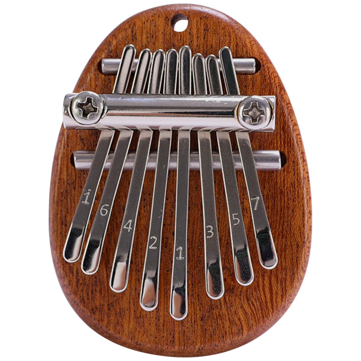 Wooden Kalimba 8 Keys Thumb Pi - Musical Instrument Kids 评论和价格
