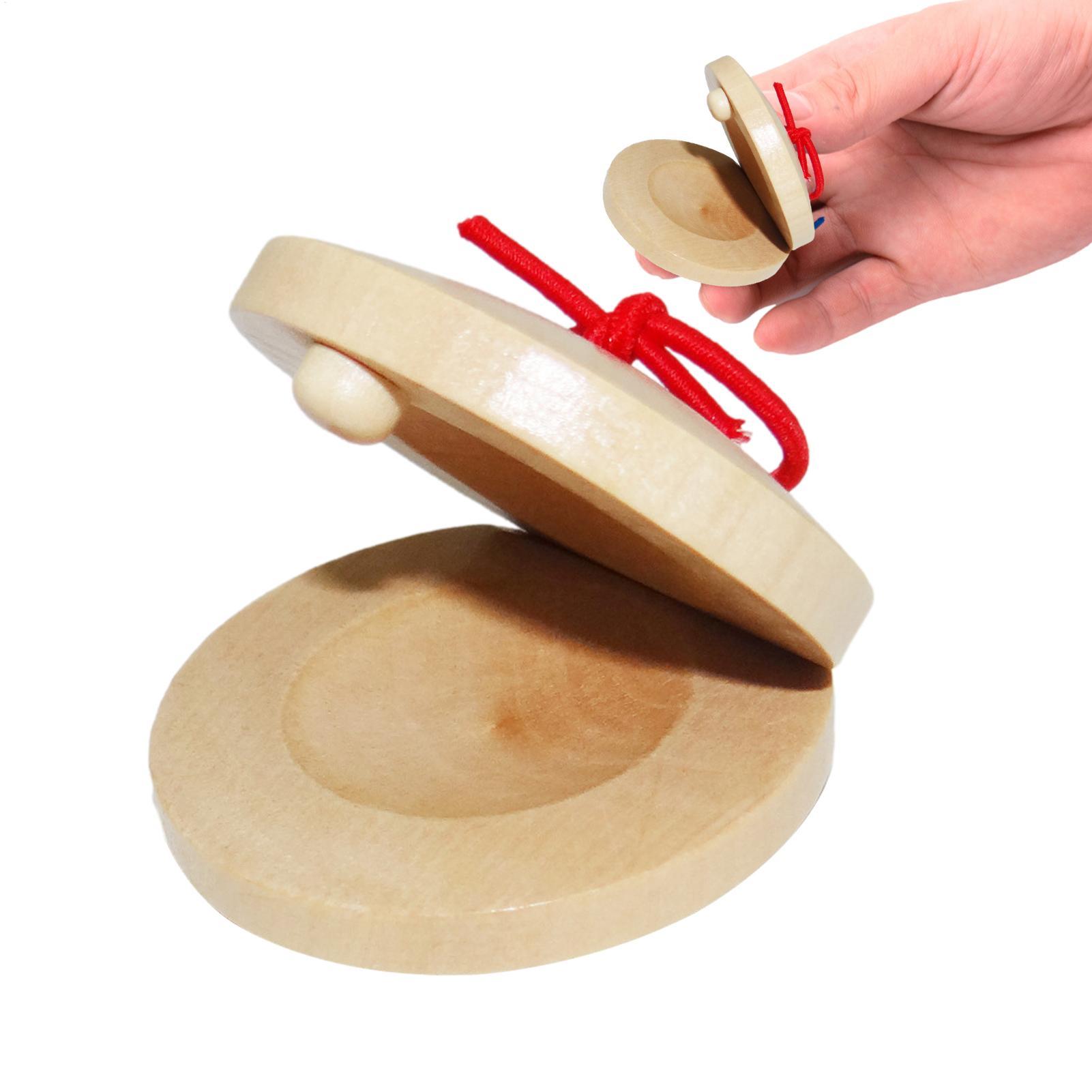 Wooden Castanets Kids Musical  - Musical Instrument Game 评论和价格