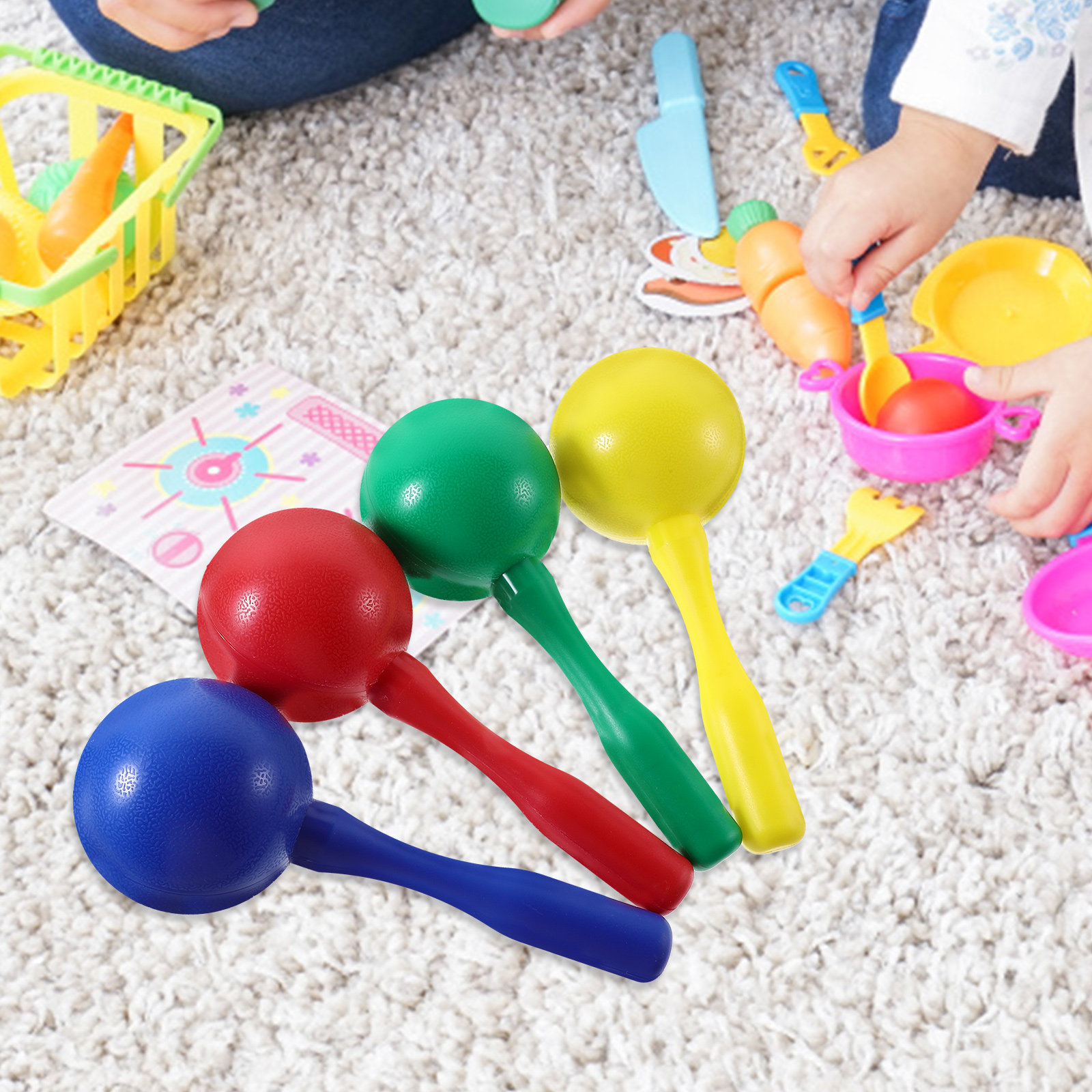 8Pcs Maraca Shaking Percussion - A Musical Instrument You Shake 评论和价格