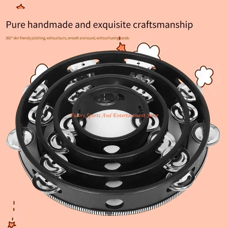 C4DE 4pcs Double Row Bells Tam - Musical Instrument Game 评论和价格