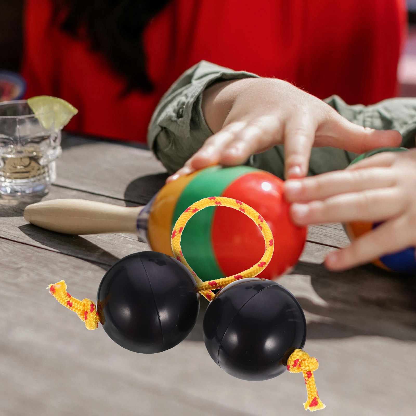 2Pairs African Shaking Ball In - A Musical Instrument You Shake 评论和价格
