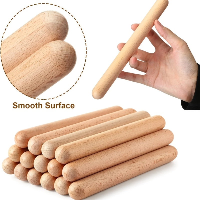 8PCS Unfinished Natural Wood R - Musical Instrument Craft 评论和价格