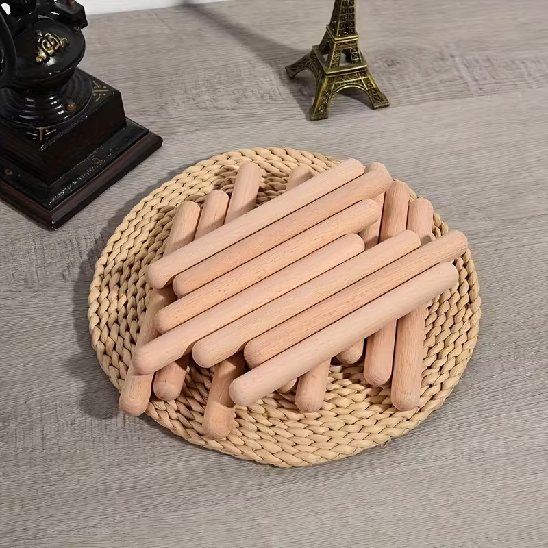 8PCS Unfinished Natural Wood R - Musical Instrument Craft 评论和价格