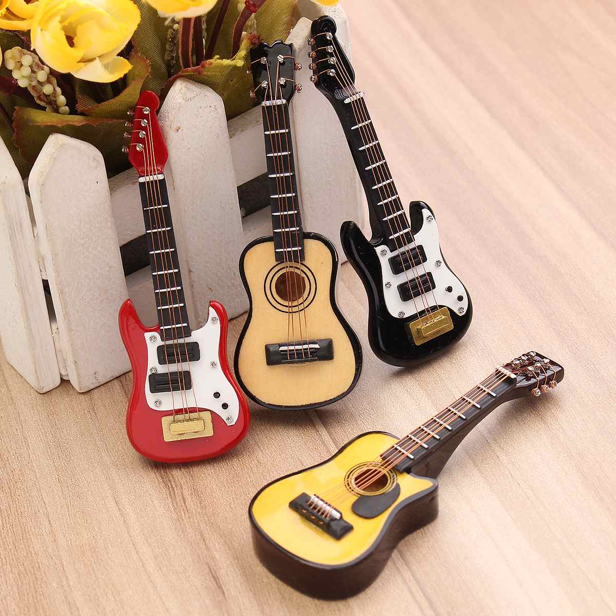 4Pcs Kiwarm Fashion 1/12 Scale - Musical Instrument Craft 评论和价格