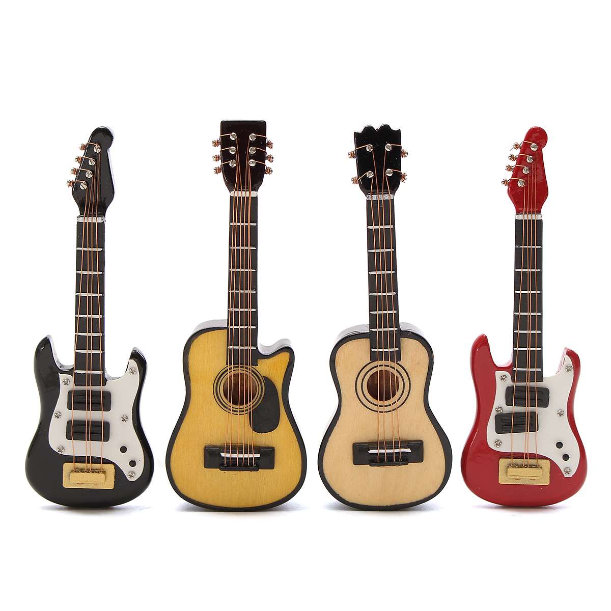 4Pcs Kiwarm Fashion 1/12 Scale - Musical Instrument Craft 评论和价格
