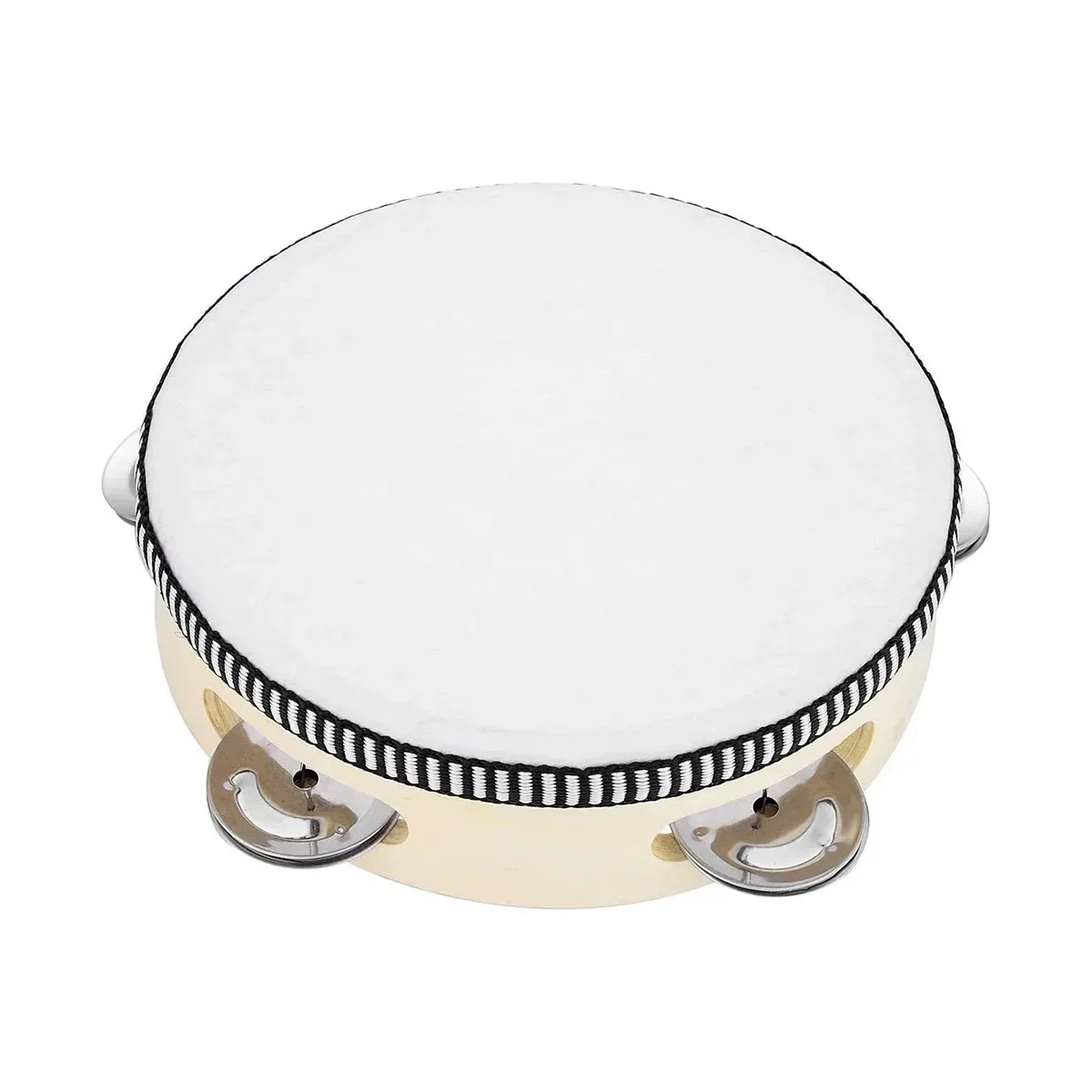 6inch Hand Held Drum Tambourin - Musical Instrument Game 评论和价格