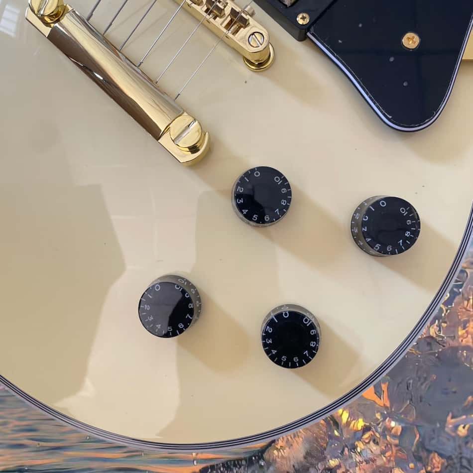 Ivory-white electric guitar wi - Electric Guitar Beginner 评论和价格
