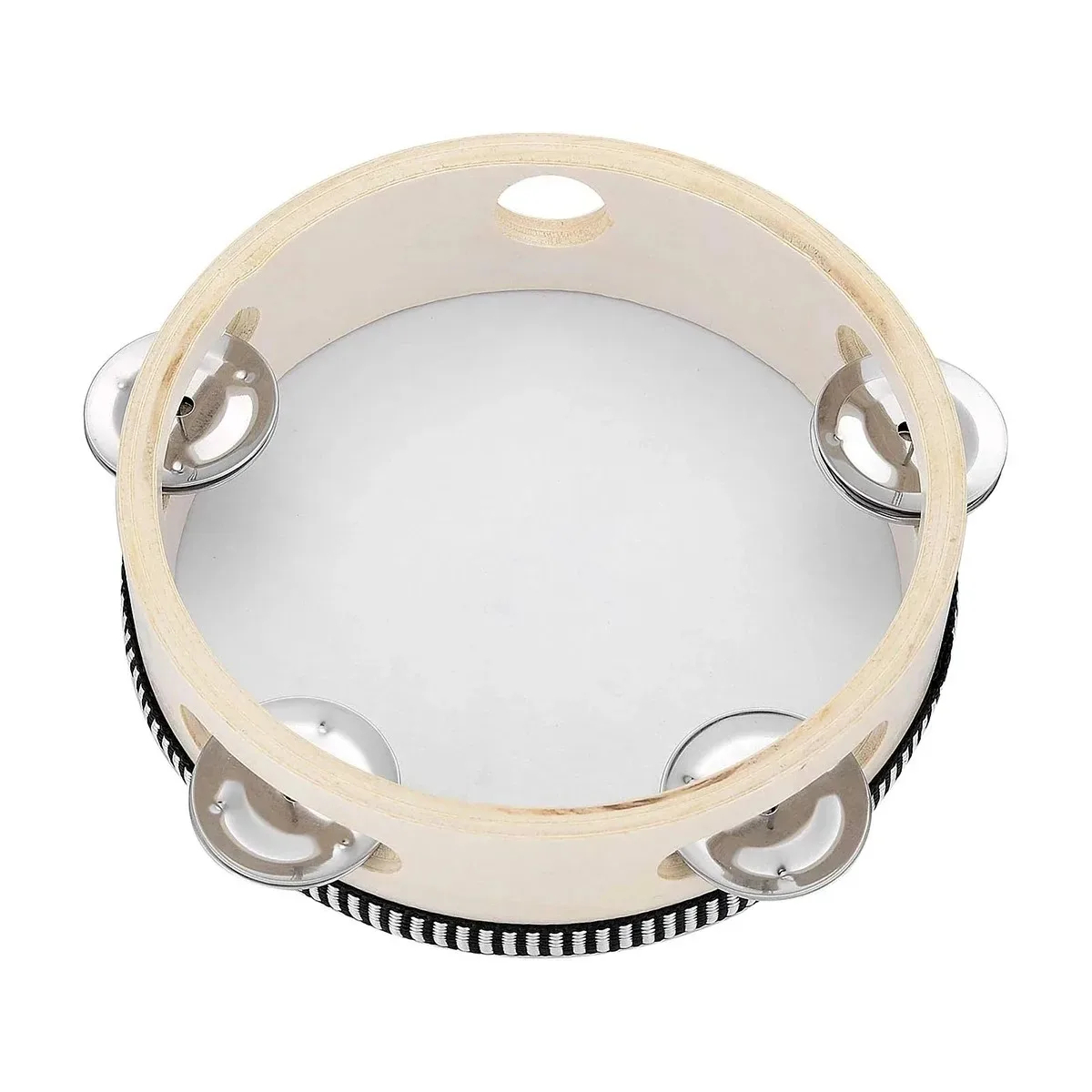 6inch Hand Held Drum Tambourin - Musical Instrument Game 评论和价格