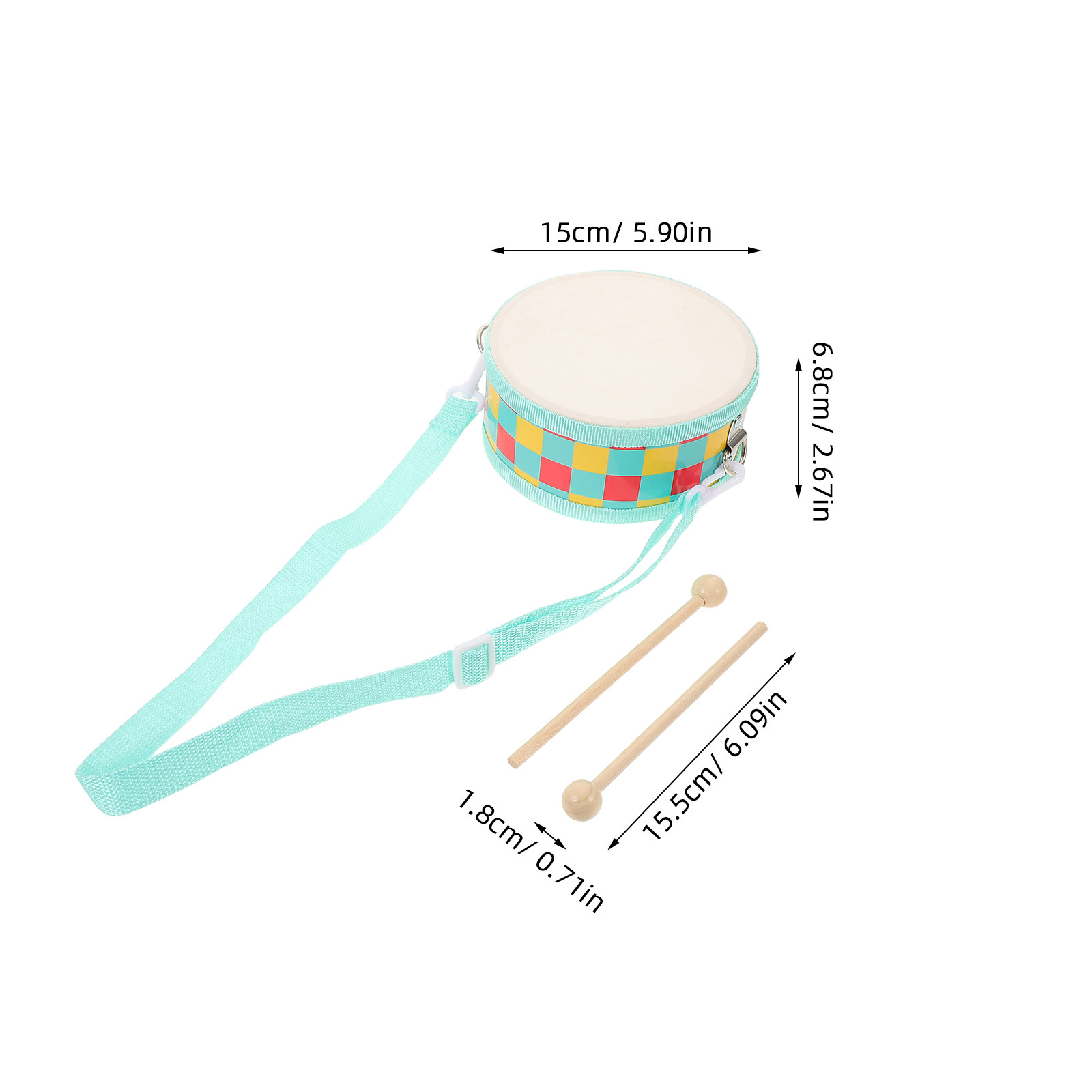 Double Sided Children's Hand D - Musical Instrument Kids 评论和价格